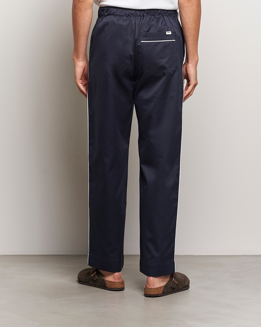 Herren | Schlafanzüge & Bademäntel | Tekla | Sateen Pyjama Pants Chelsea Navy