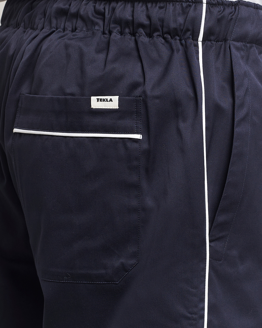 Herren | Schlafanzüge & Bademäntel | Tekla | Sateen Pyjama Pants Chelsea Navy
