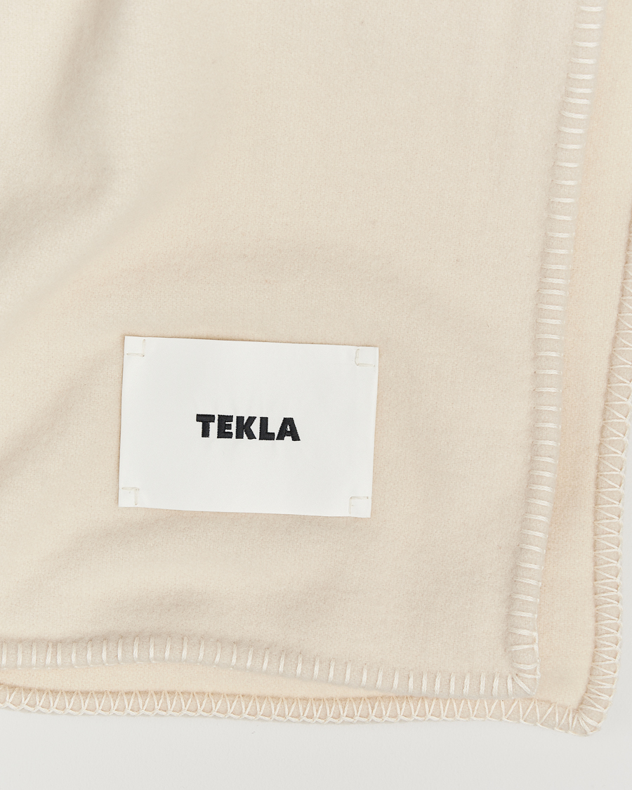 Herren | Tekla Lambswool Blanket Snow | Tekla | Lambswool Blanket Snow