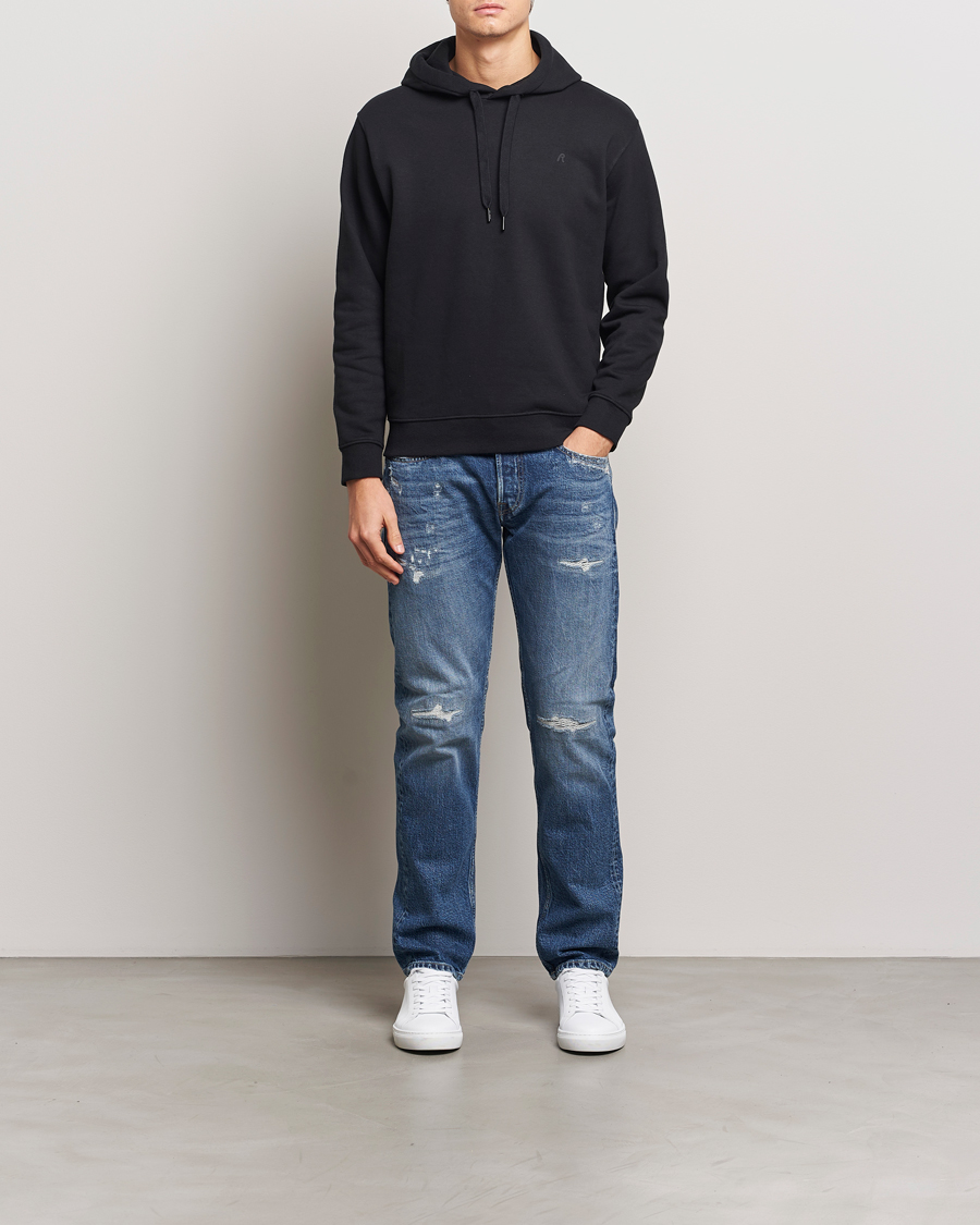 Herren | Pullover | Replay | Tonal Logo Hoodie Black