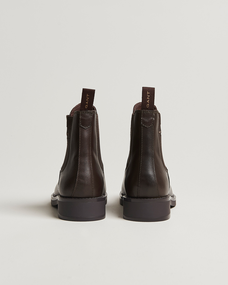 Herren | GANT Prepdale Leather Chelsea Boot Dark Brown | GANT | Prepdale Leather Chelsea Boot Dark Brown