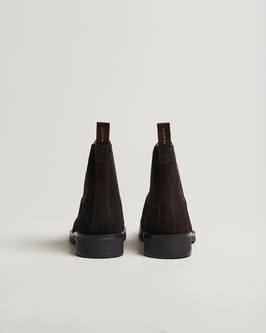 Herren | GANT Prepdale Suede Chelsea Boot Espresso Brown | GANT | Prepdale Suede Chelsea Boot Espresso Brown
