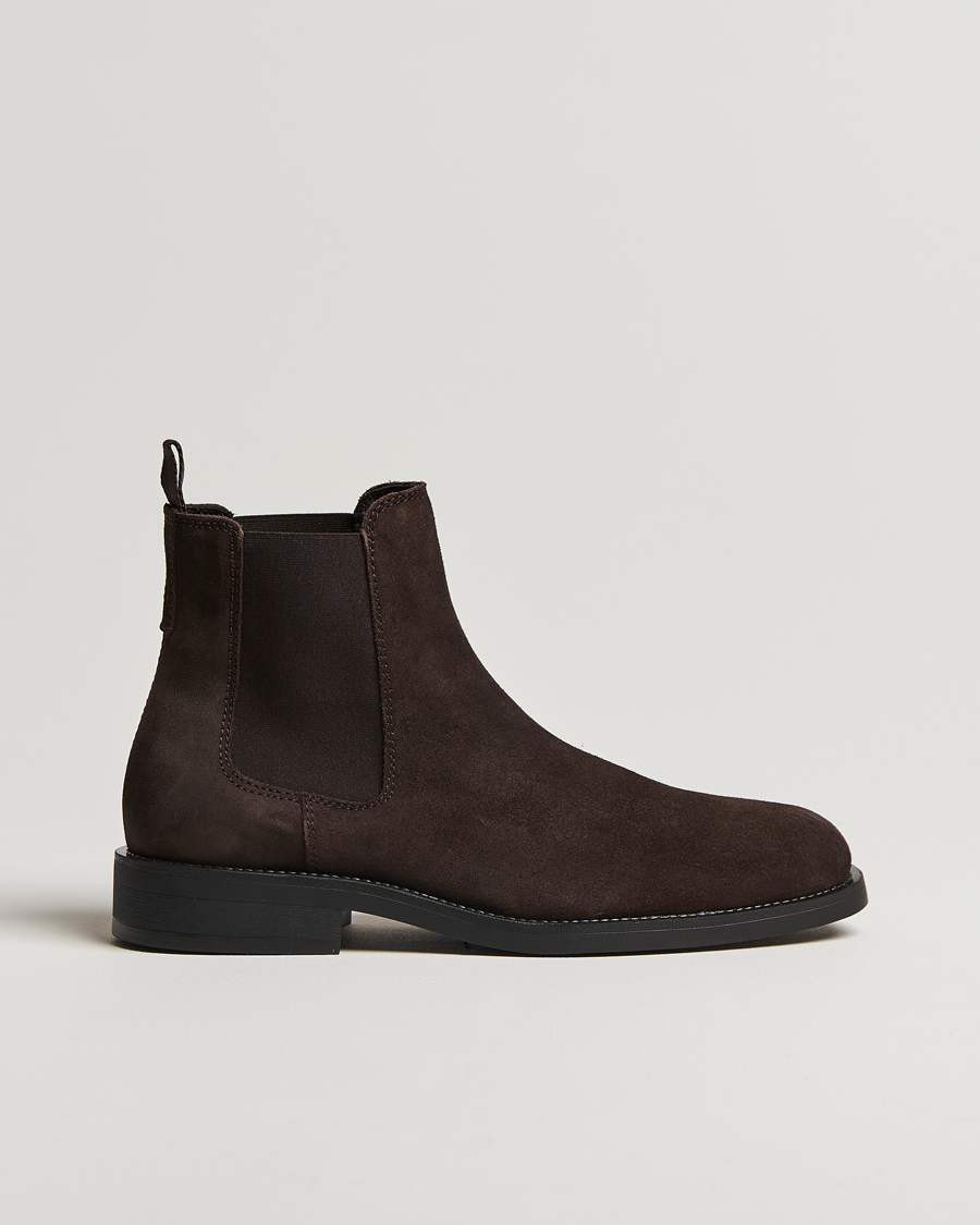 Herren | GANT Rizmood Suede Chelsea Boot Dark Brown | GANT | Rizmood Suede Chelsea Boot Dark Brown
