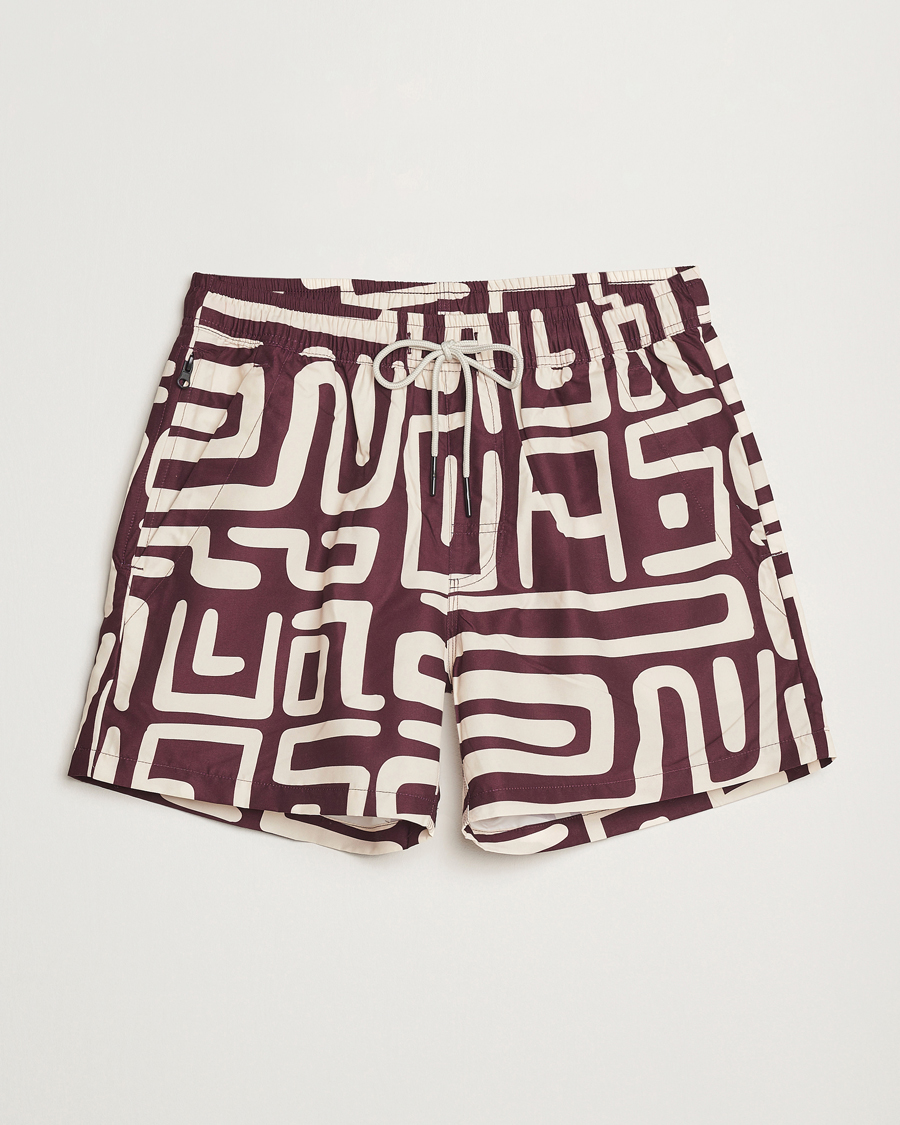 Herren | Badehosen | OAS | Kalahara Swim Shorts Brown/Beige