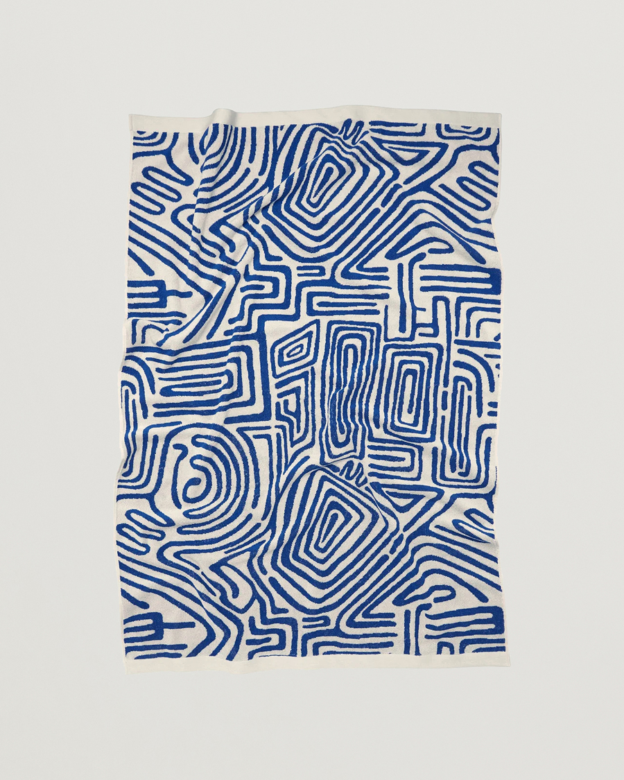 Herren | Badehosen | OAS | Eldovado Towel Blue/White