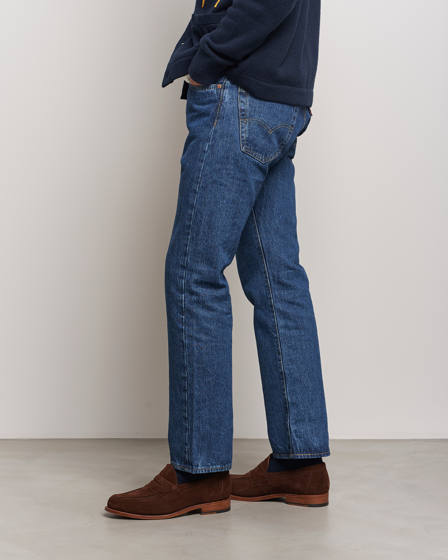 Herren | Loafer | Sanders | Aldwych Suede Penny Loafer Polo Snuff