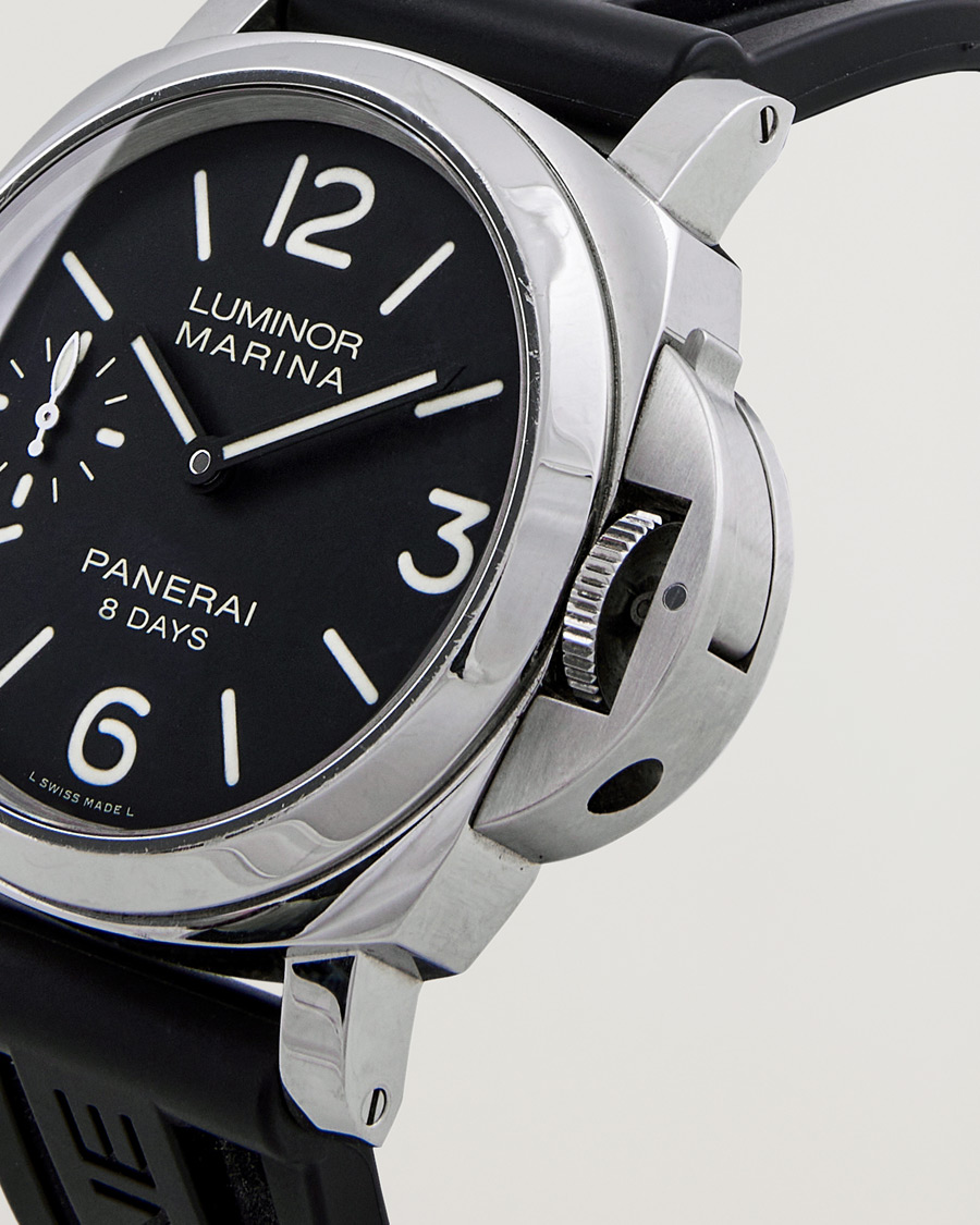 Herren | Panerai Pre-Owned Luminor Marina 8 Days 00510 Silver | Panerai Pre-Owned | Luminor Marina 8 Days 00510 Silver