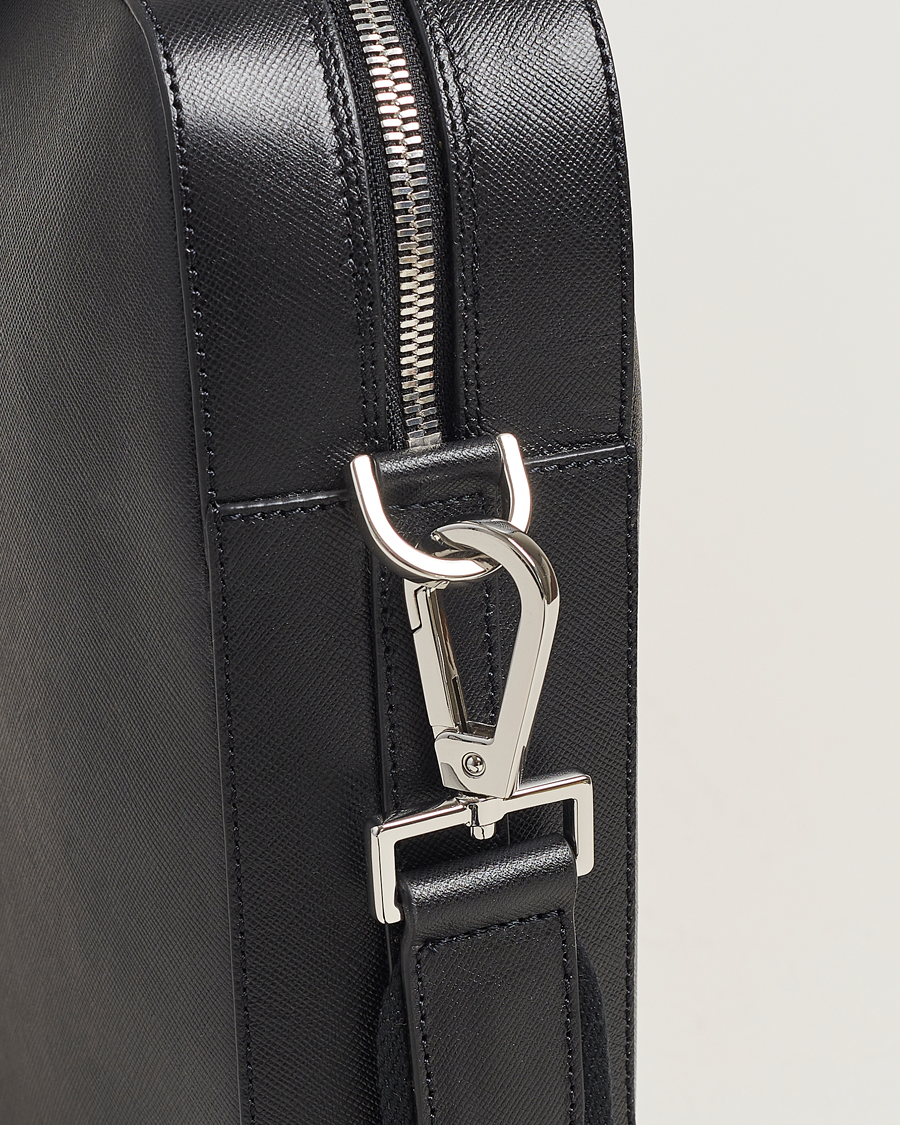 Herren | Oscar Jacobson Leather Briefcase Black | Oscar Jacobson | Leather Briefcase Black