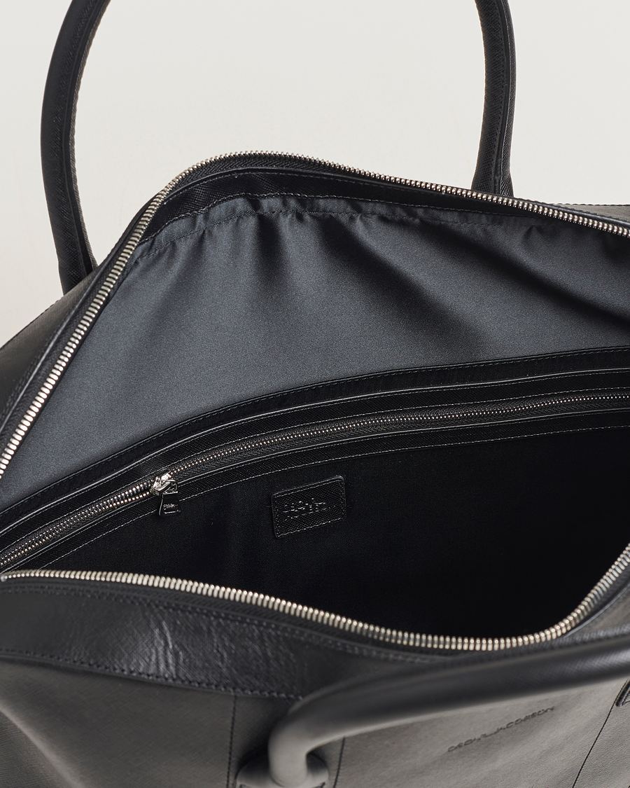 Herren | Oscar Jacobson Leather Briefcase Black | Oscar Jacobson | Leather Briefcase Black