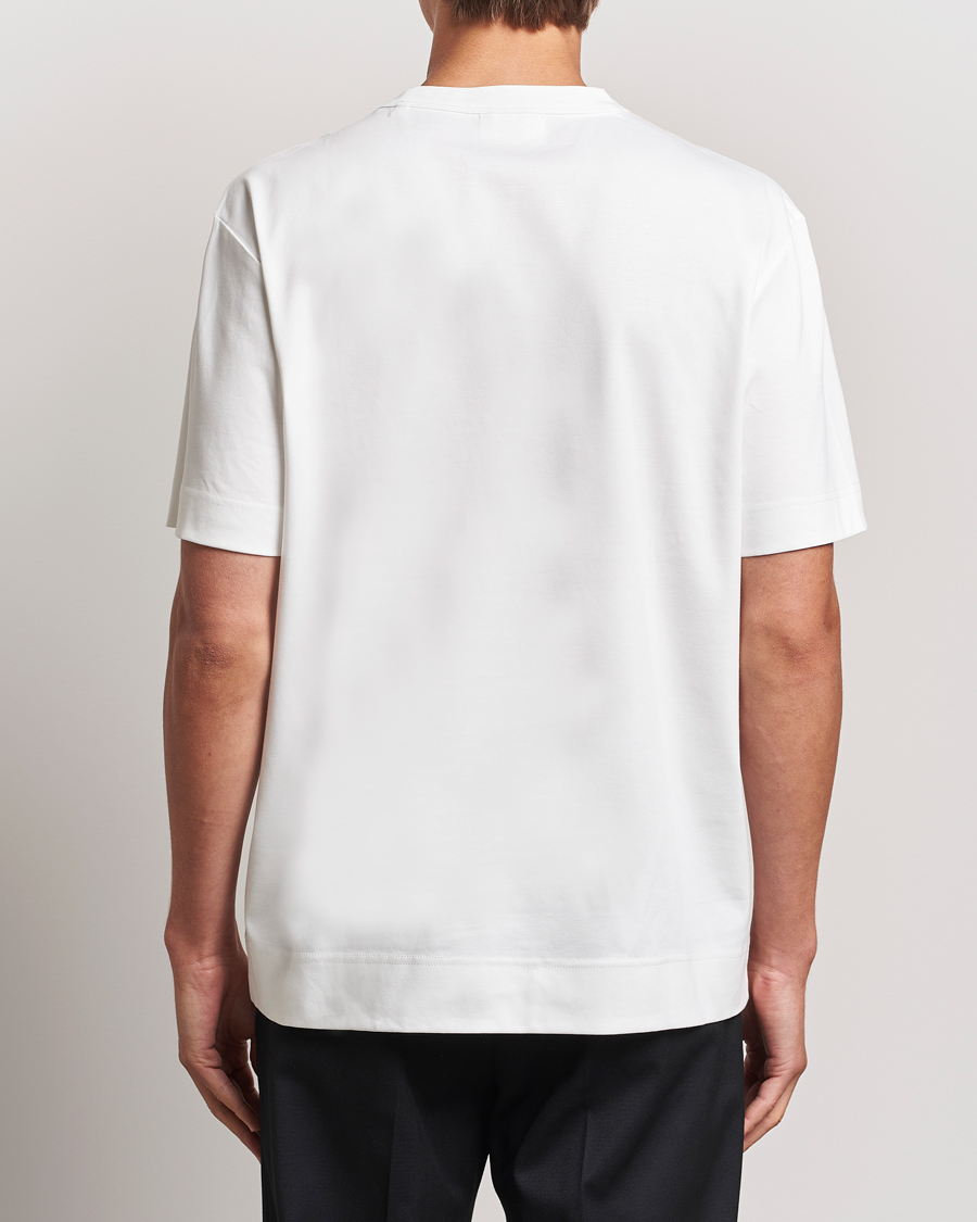 Herren | T-Shirts | NN07 | Pedro Mercerized Crew Neck T-Shirt Cream