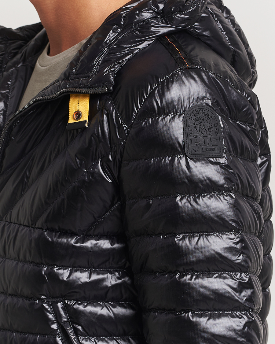 Herren | Jacken | Parajumpers | Miroku Techno Puffer Hodded Jacket Black