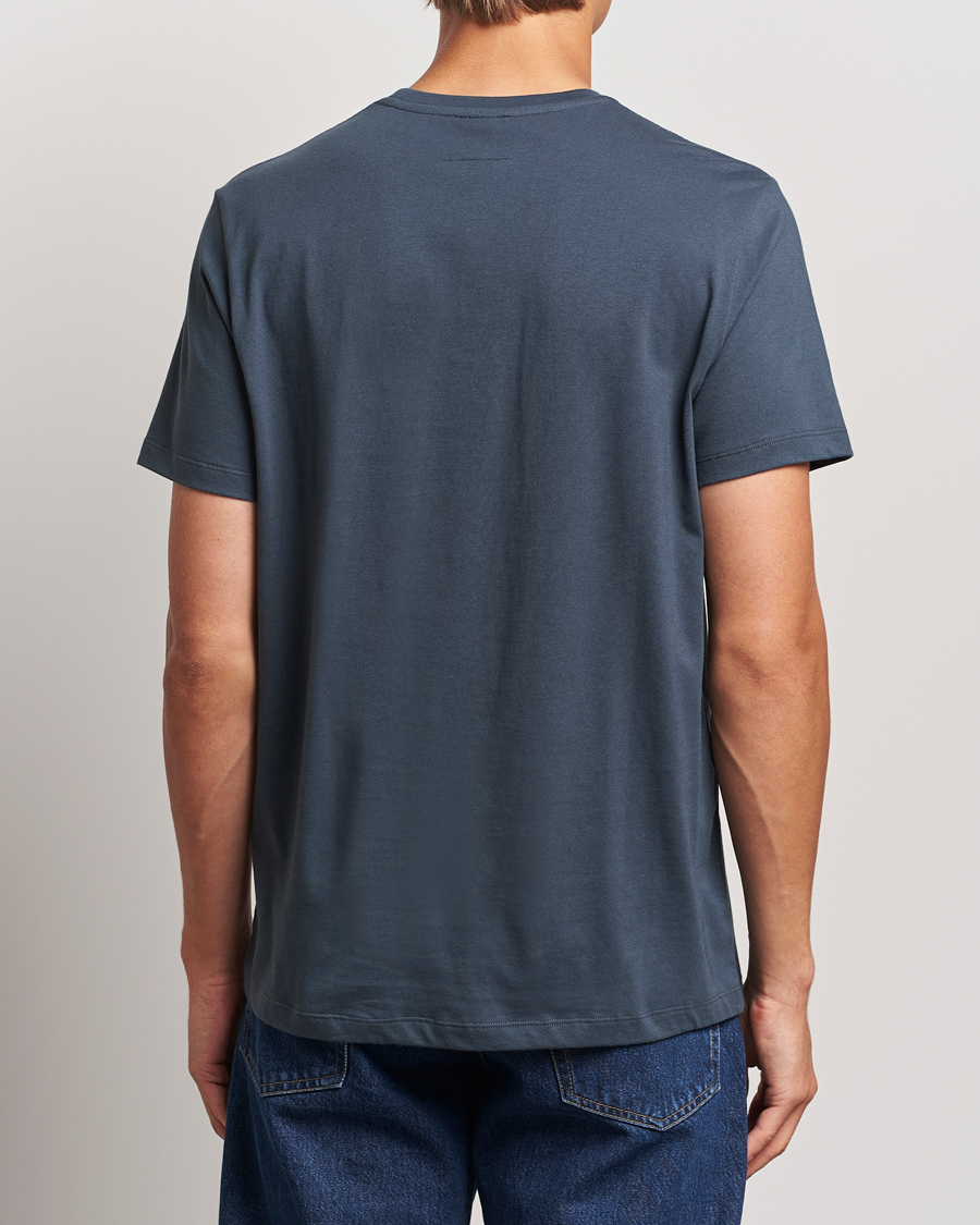 Herren | T-Shirts | Parajumpers | Basic Patch T-Shirt Dark Avio