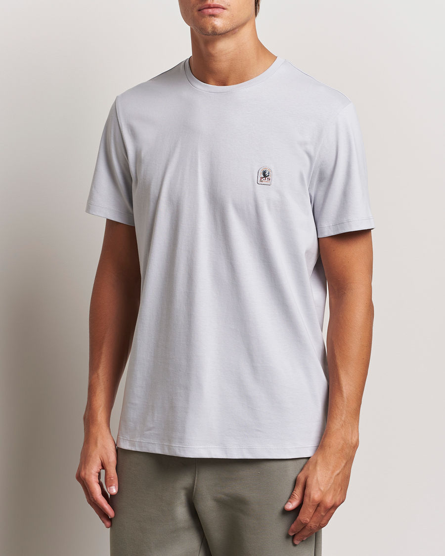 Herren | T-Shirts | Parajumpers | Basic Patch T-Shirt Lunar Rock