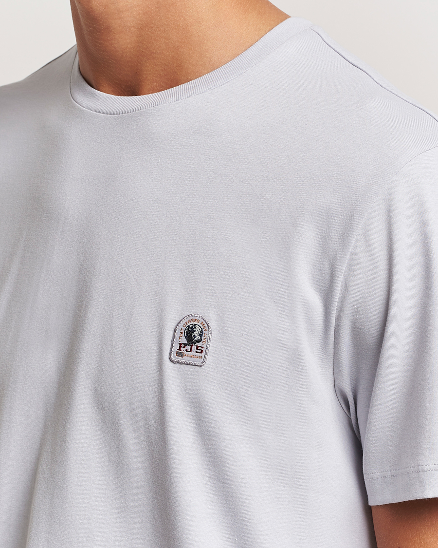 Herren | T-Shirts | Parajumpers | Basic Patch T-Shirt Lunar Rock