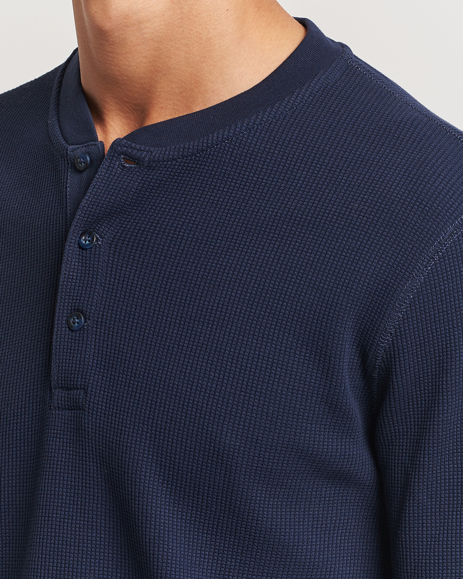 Herren | Pullover | Levi's | Thermal Henley Navy Blazer