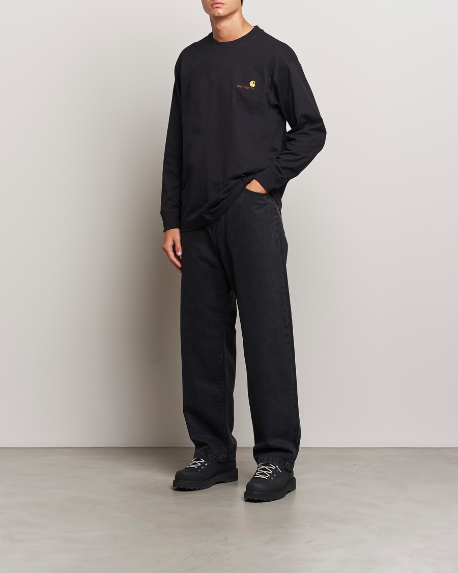 Carhartt WIP Landon Pant Robertson Denim Black Stone Washed bei