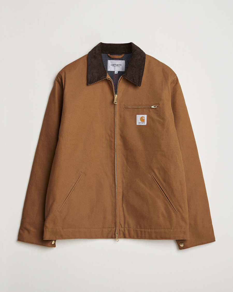Carhartt WIP Detroit Jacket Dearborn Canvas Hamilton Brown bei
