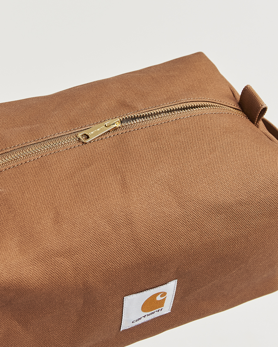 Herren | Carhartt WIP Canvas Washbag Hamilton Brown | Carhartt WIP | Canvas Washbag Hamilton Brown