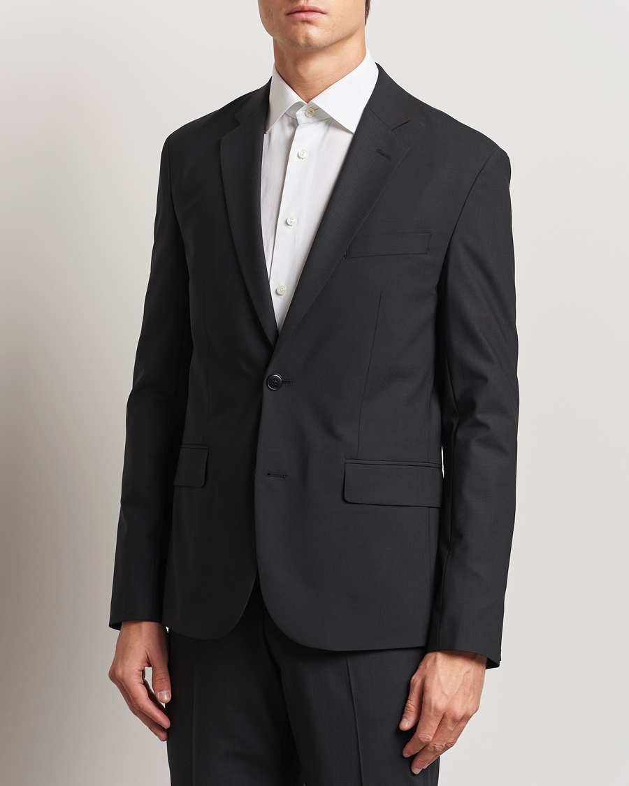 Herren | Sakkos | J.Lindeberg | Elton Unlined Bi Stretch Travel Blazer Black