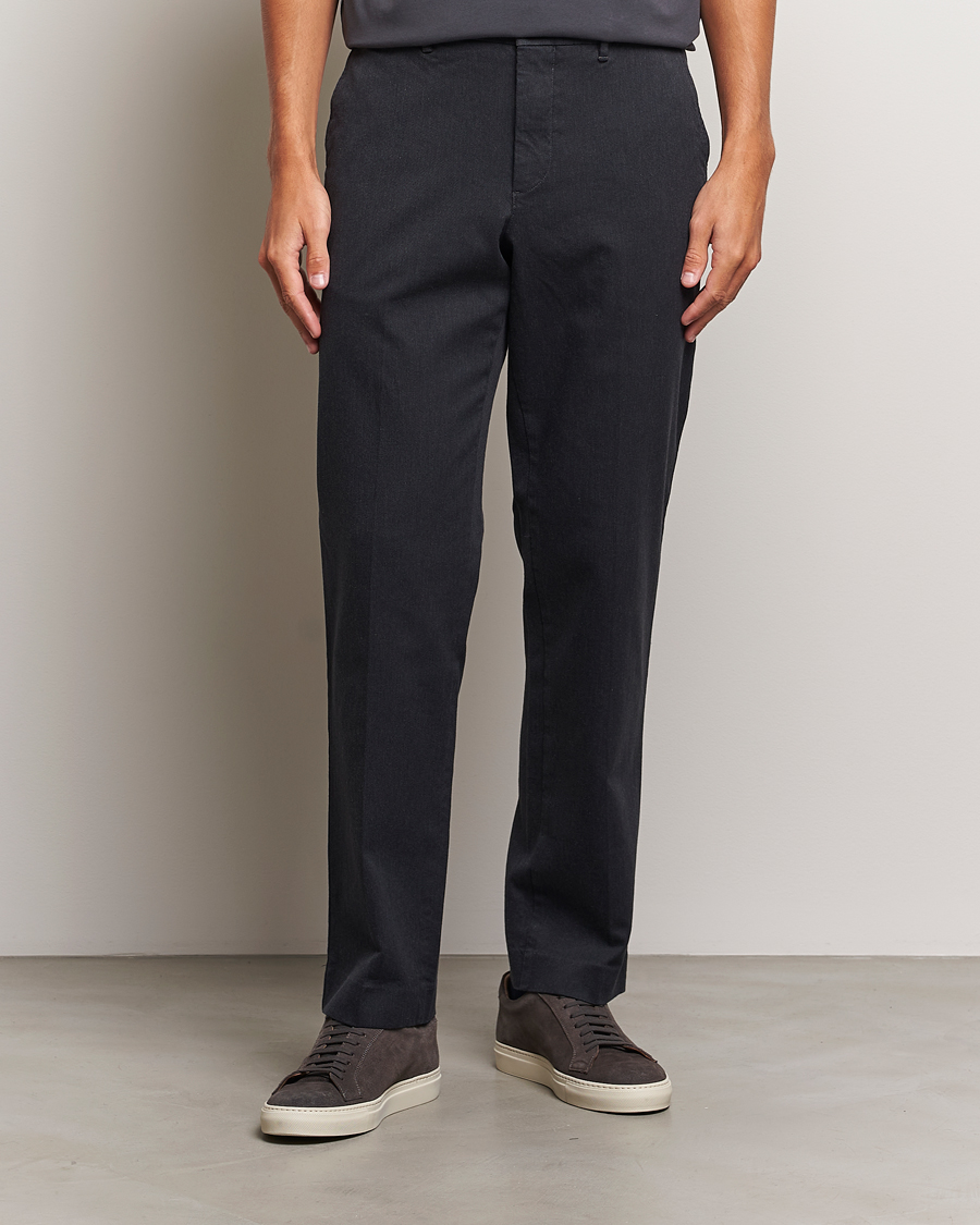 Herren | Hosen | J.Lindeberg | Lois Flannel Twill Pants Dark Grey