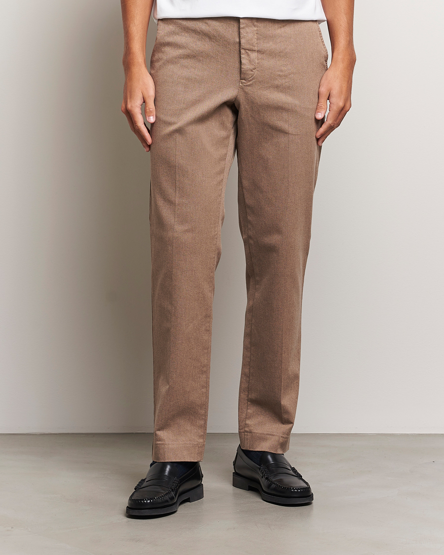 Herren | Hosen | J.Lindeberg | Lois Flannel Twill Pants Tiger Brown