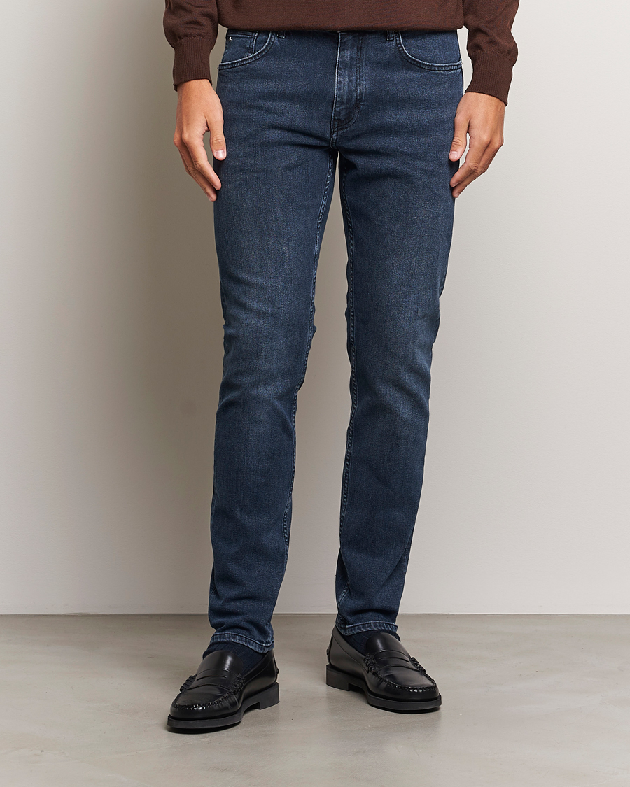 Herren | Jeans | J.Lindeberg | Jay Active Jeans Dark Blue