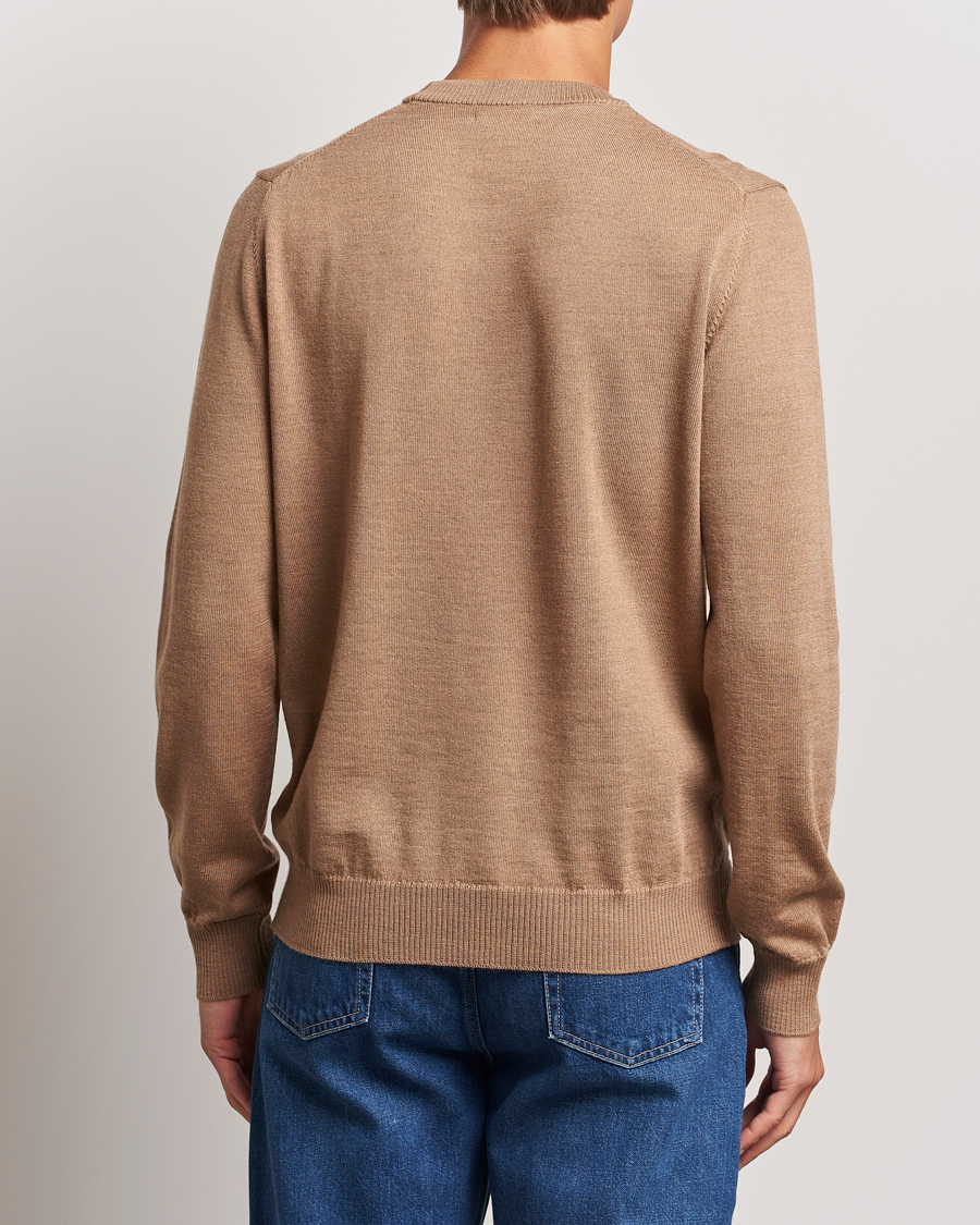 Herren | Pullover | J.Lindeberg | Keane Merino Crew Neck Sweater Tiger Brown