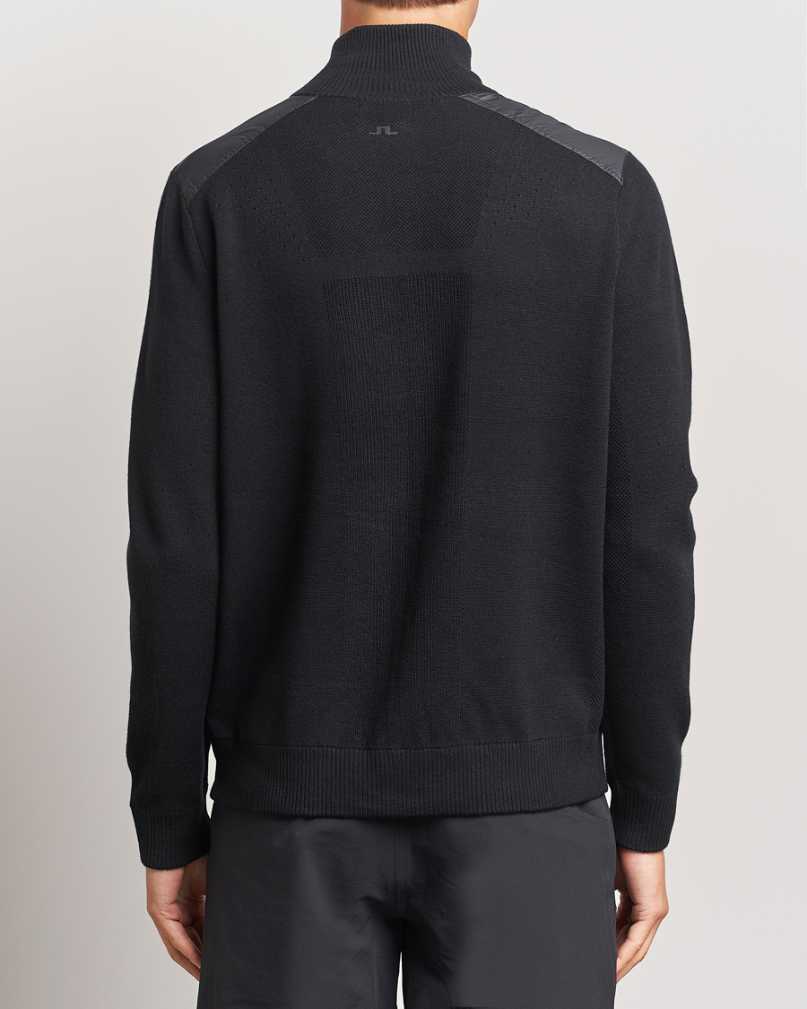 Herren | Pullover | J.Lindeberg | Marty Hybrid Jacket Black