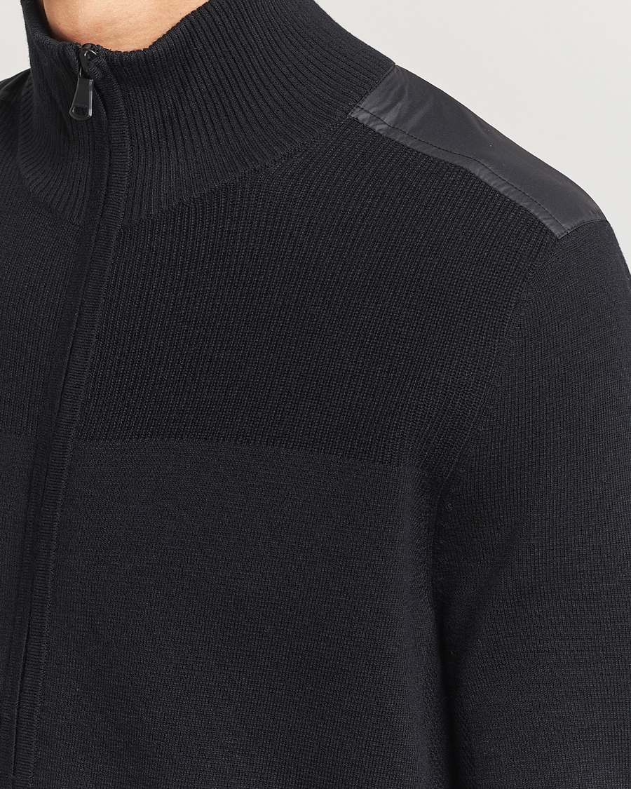 Herren | Pullover | J.Lindeberg | Marty Hybrid Jacket Black