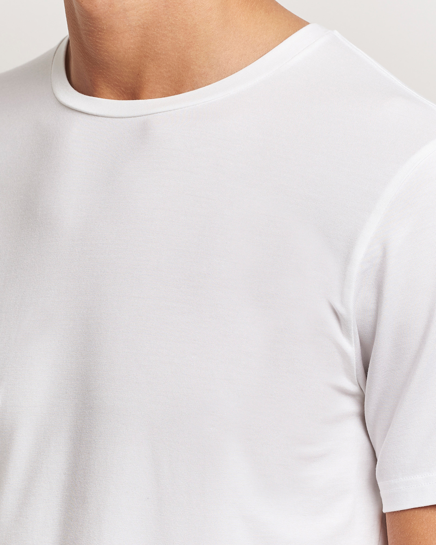 Herren | T-Shirts | Bread & Boxers | Tencel Crew Neck T-Shirt White