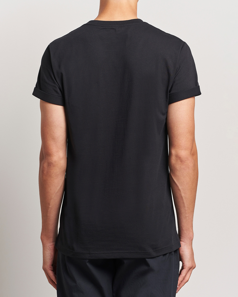 Herren | T-Shirts | Bread & Boxers | Roll-Up Crew Neck T-Shirt Black