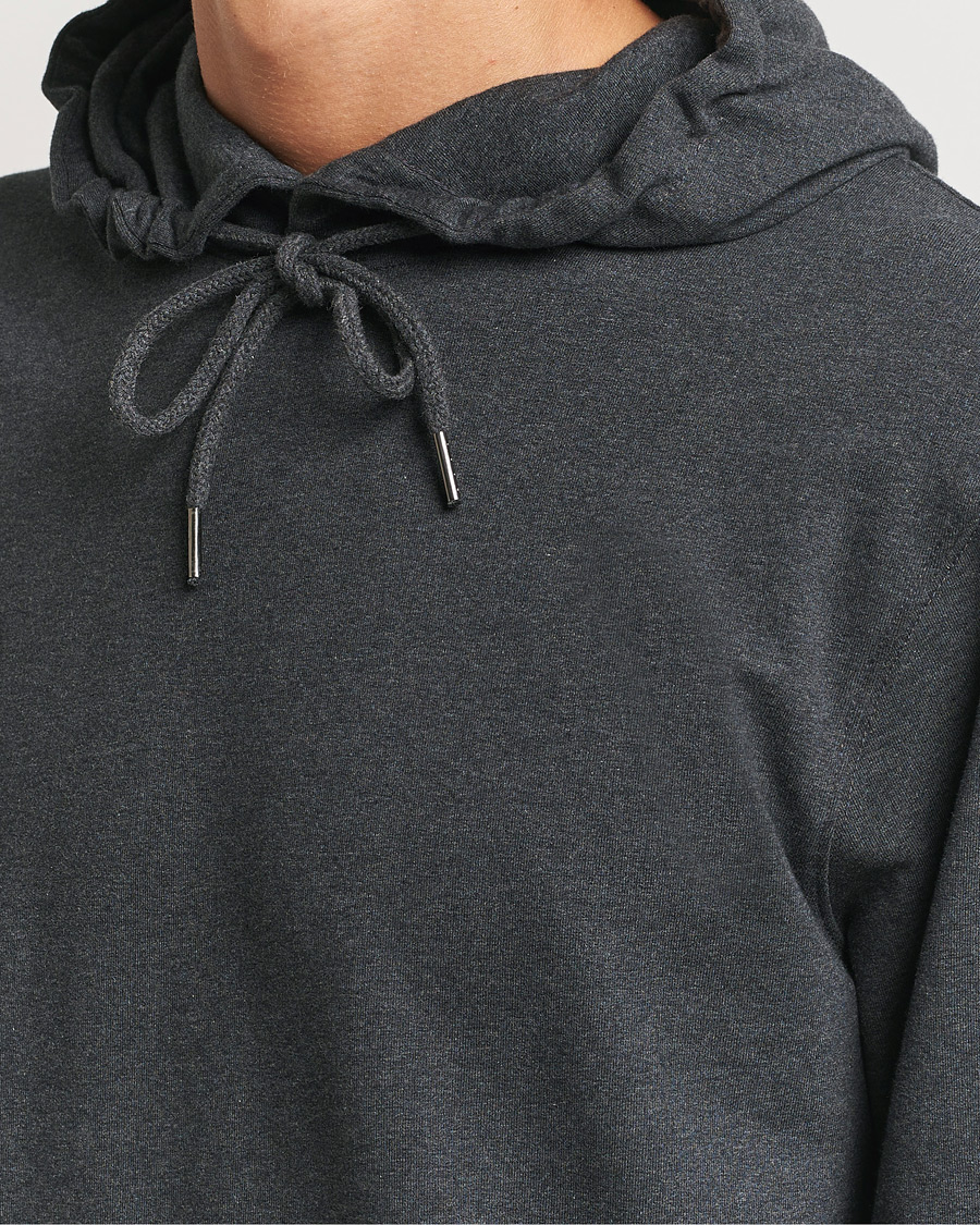 Herren | Pullover | Bread & Boxers | Loungewear Hoodie Dark Grey Melange