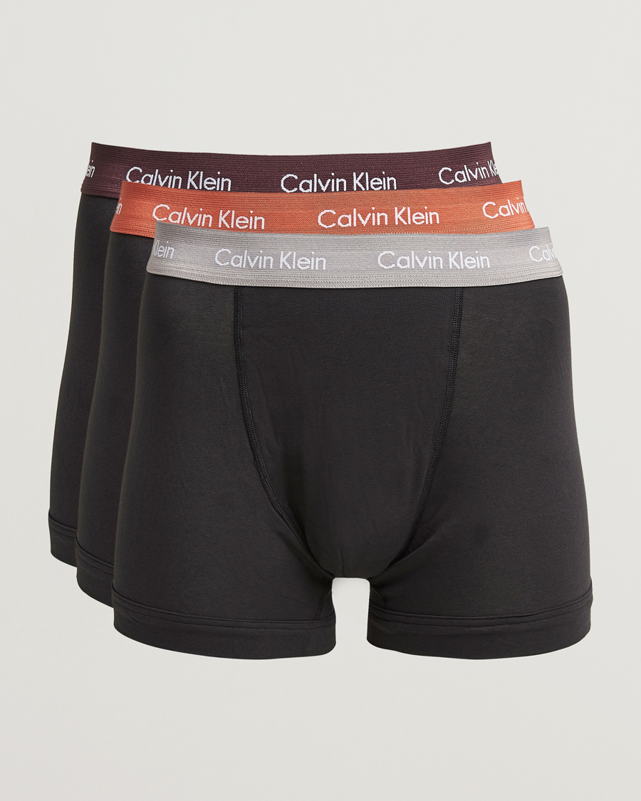 Herren | Unterwäsche | Calvin Klein | Cotton Stretch 3-Pack Trunk Black