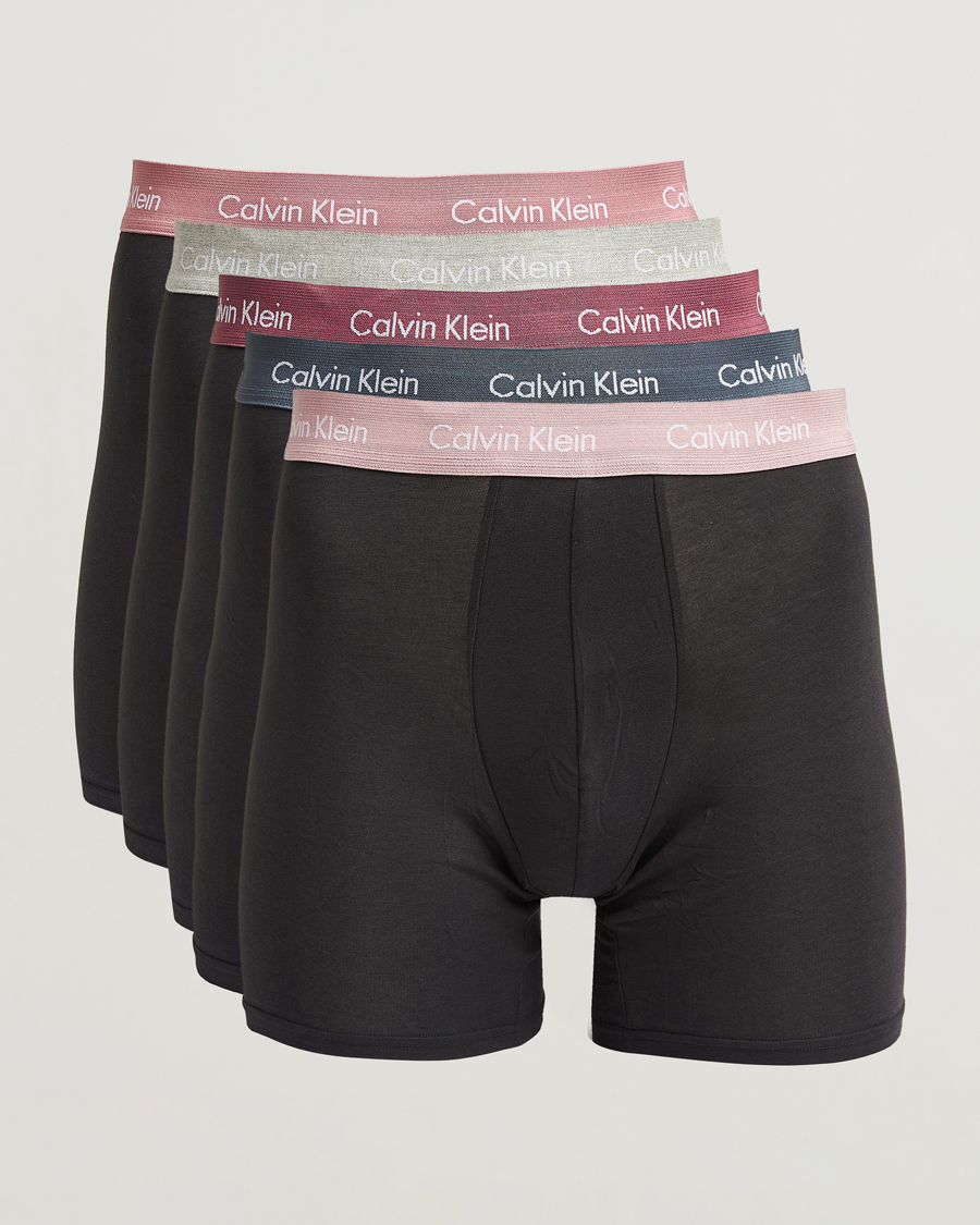 Herren | Unterwäsche | Calvin Klein | Cotton Stretch 5-Pack Boxer Brief Black