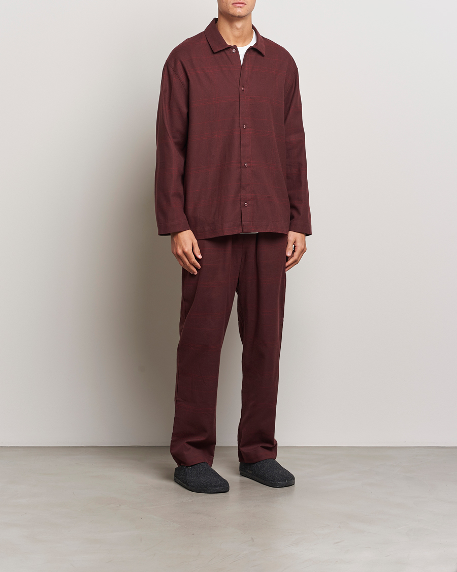 Herren | Schlafanzüge & Bademäntel | Calvin Klein | Cotton Pyjama Set Truffle Brown