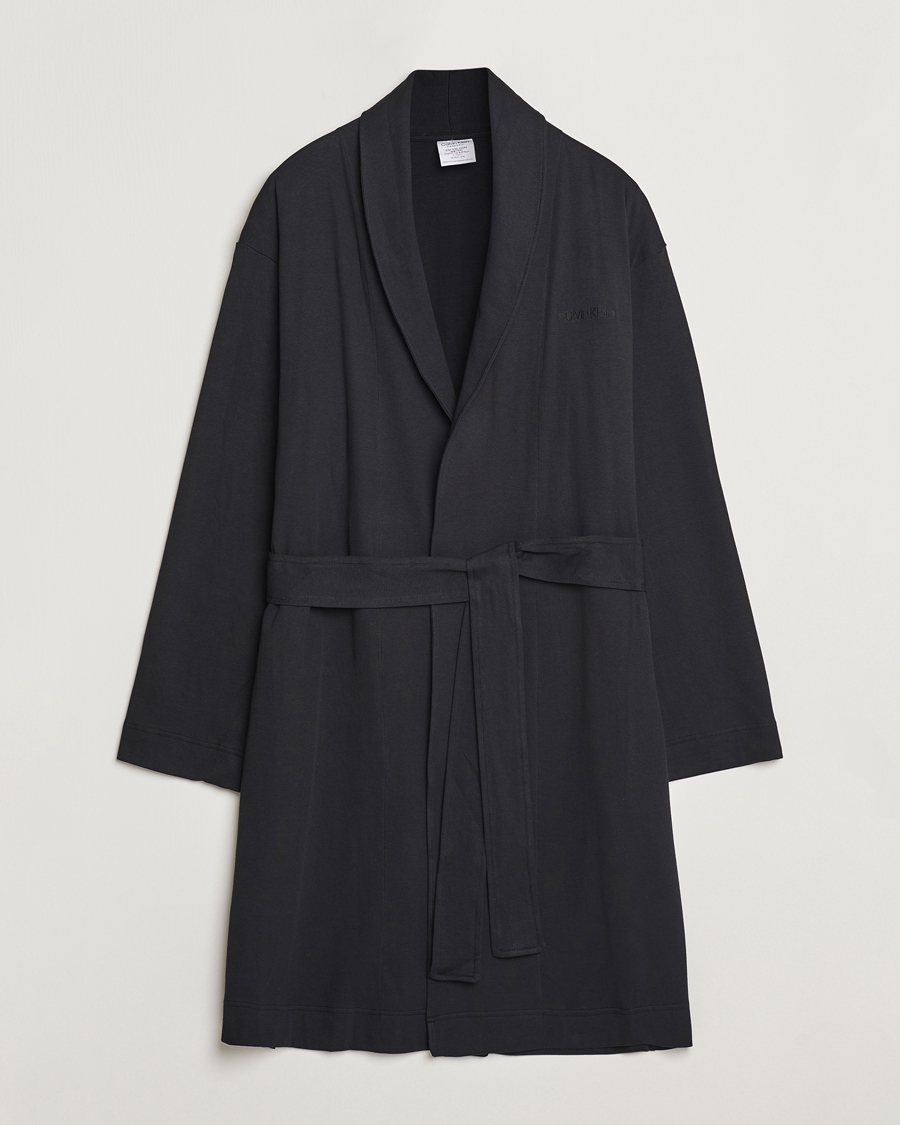 Herren | Schlafanzüge & Bademäntel | Calvin Klein | Cotton Robe Black