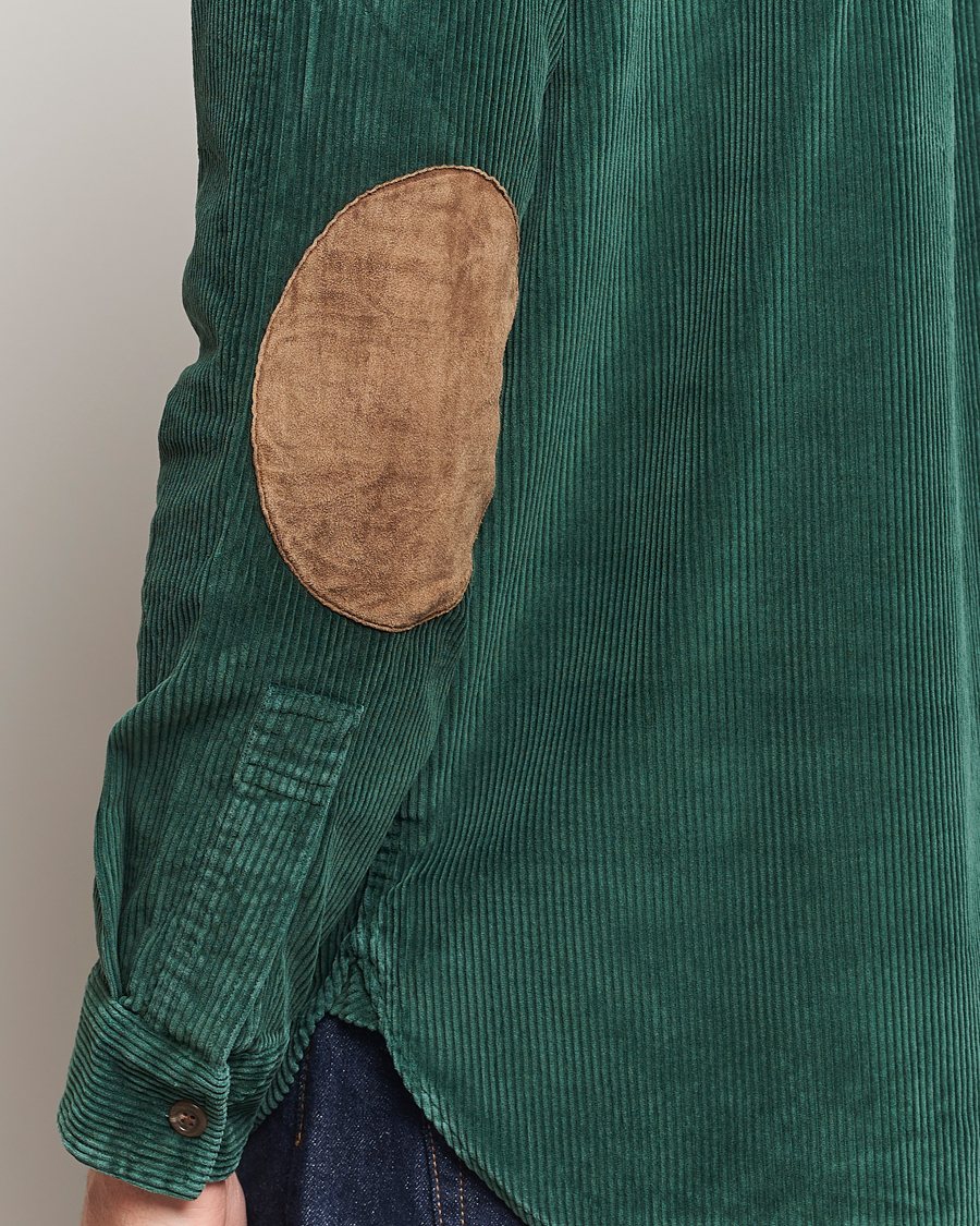 Herren | Hemden | Polo Ralph Lauren | Corduroy Patch Shirt Moss Agate