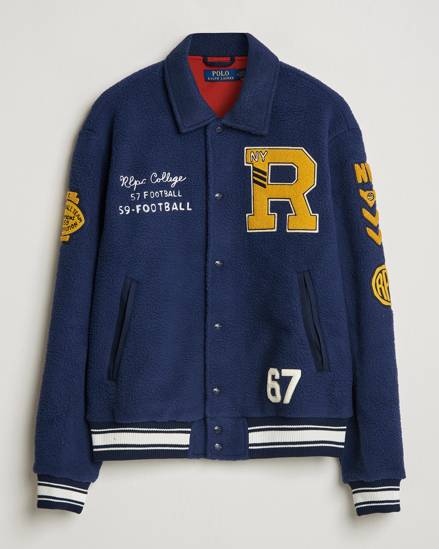 Herren | Jacken | Polo Ralph Lauren | College Baseball Jacket Cruise Navy