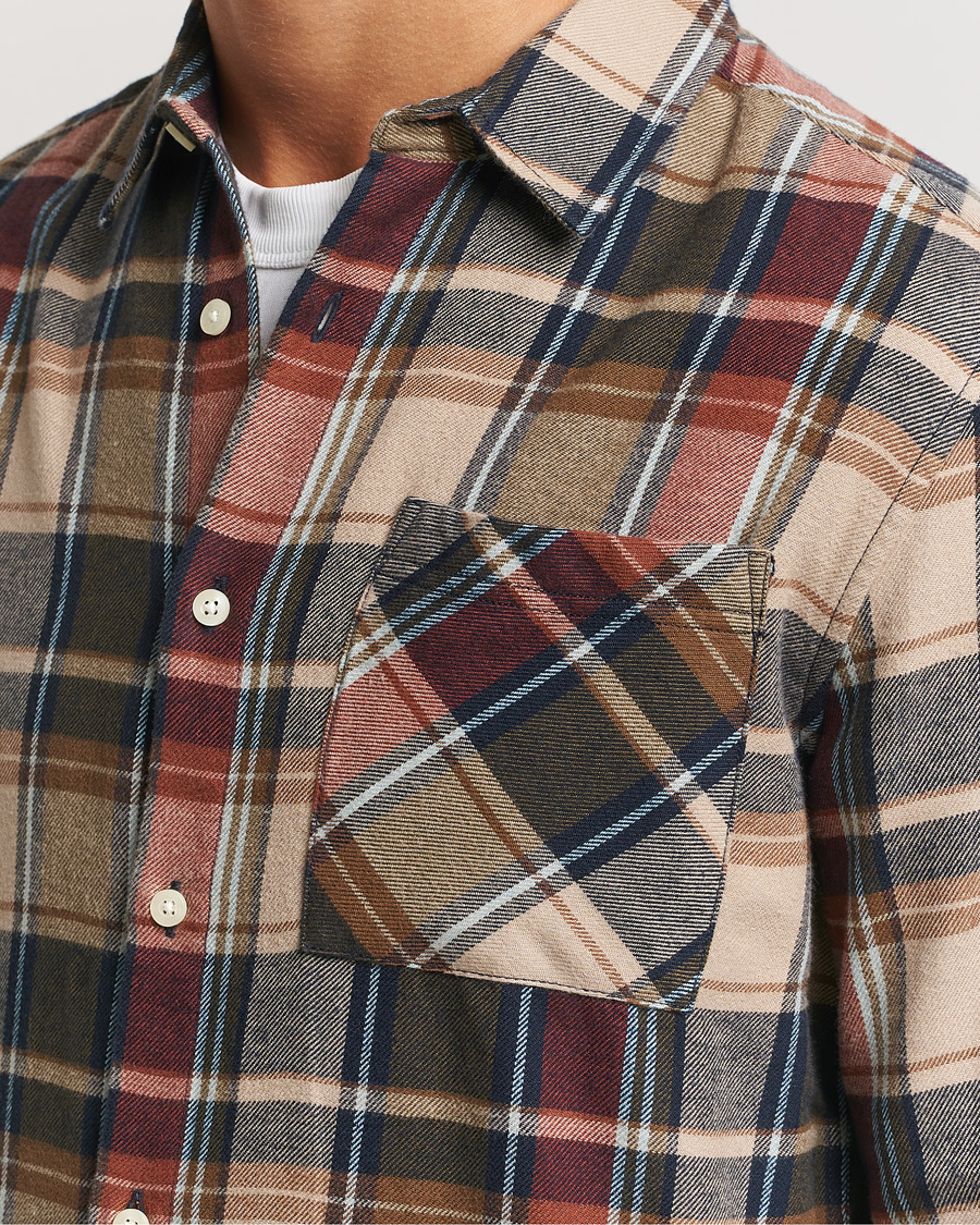 Herren | Hemden | KnowledgeCotton Apparel | Regular Checked Flannel Shirt Multi