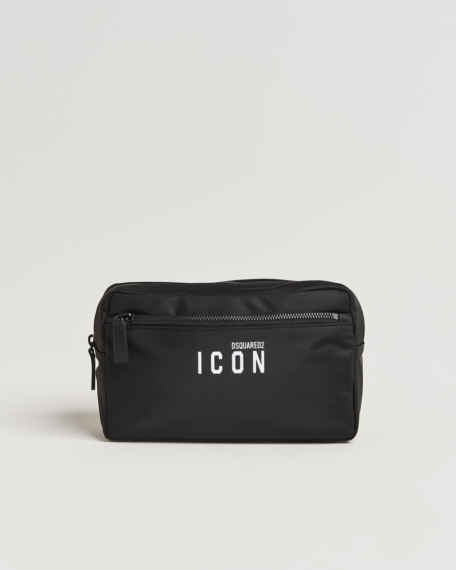 Herren | Dsquared2 Icon Washbag Black | Dsquared2 | Icon Washbag Black