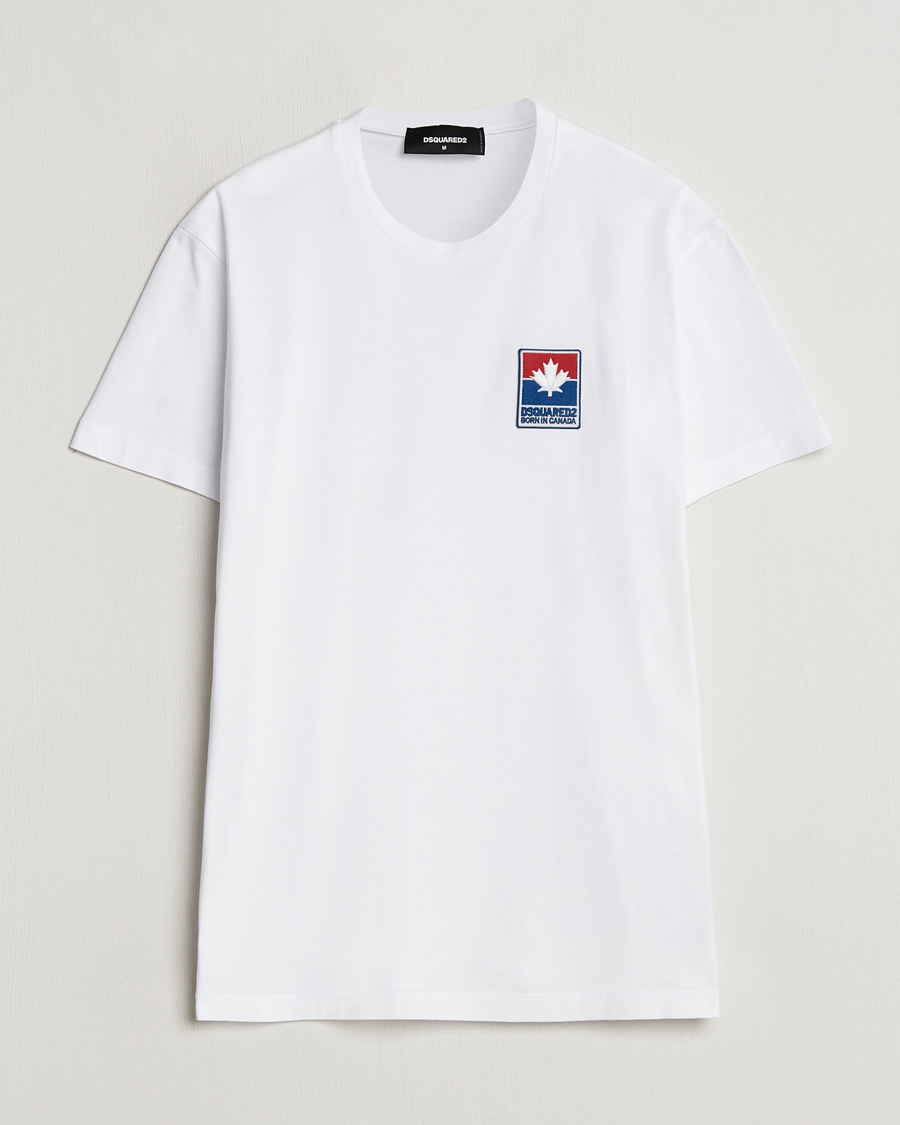 Herren | T-Shirts | Dsquared2 | Cool Fit Leaf T-Shirt White