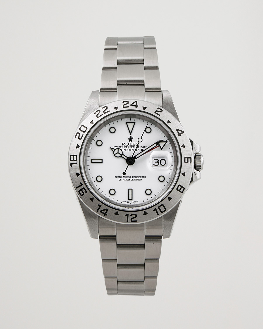 Herren | Rolex Pre-Owned Explorer 16570 Silver | Rolex Pre-Owned | Explorer 16570 Silver
