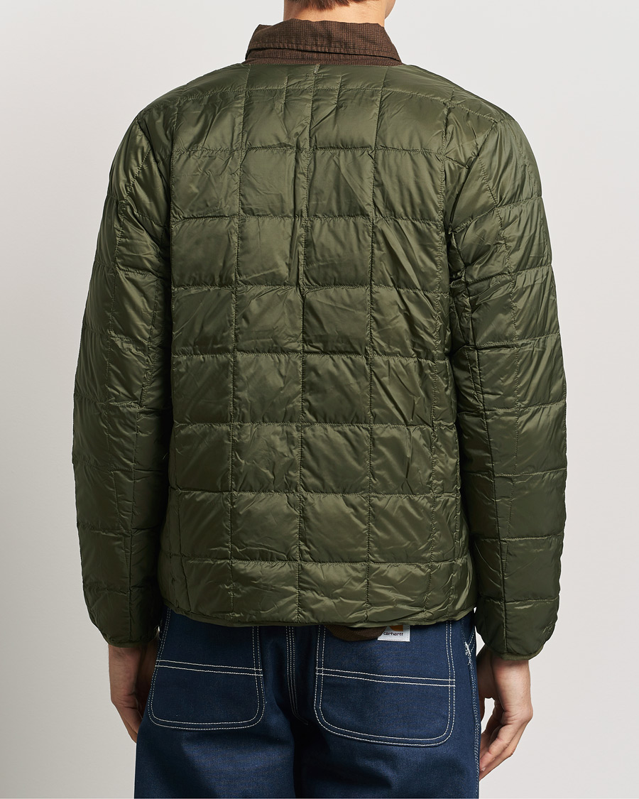 Herren | Jacken | TAION | Crew Neck Button Down Jacket Dark Olive