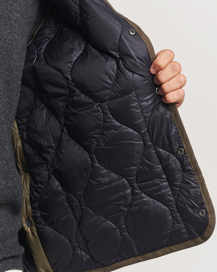 Herren | Jacken | TAION | Military Crew Neck Down Vest Dark Olive