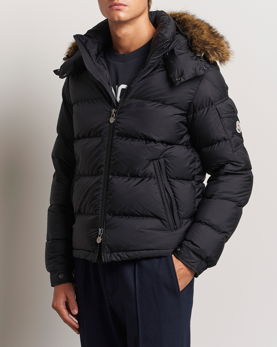 Herren | Jacken | Moncler | Maya Faux Fur Jacket Black
