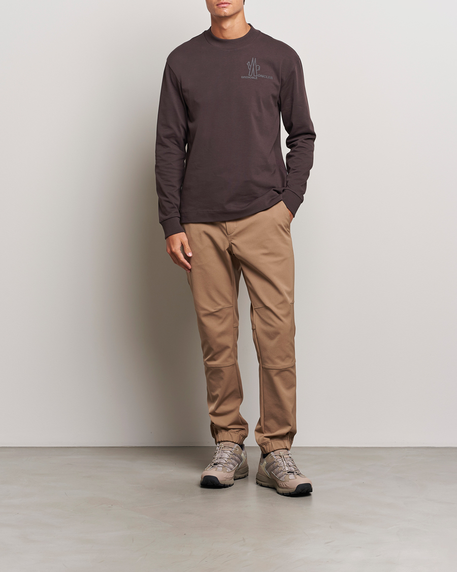Herren | T-Shirts | Moncler Grenoble | Long Sleeve T-Shirt Brown