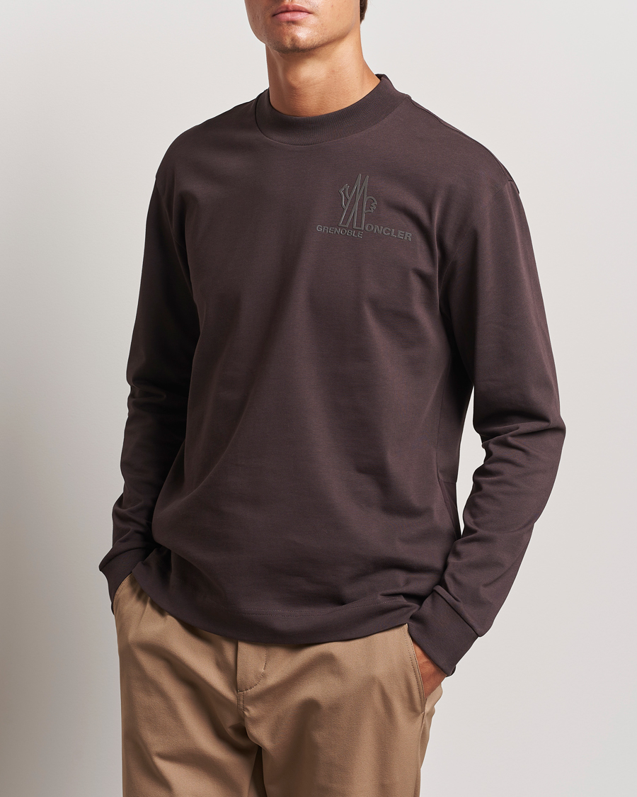 Herren | T-Shirts | Moncler Grenoble | Long Sleeve T-Shirt Brown
