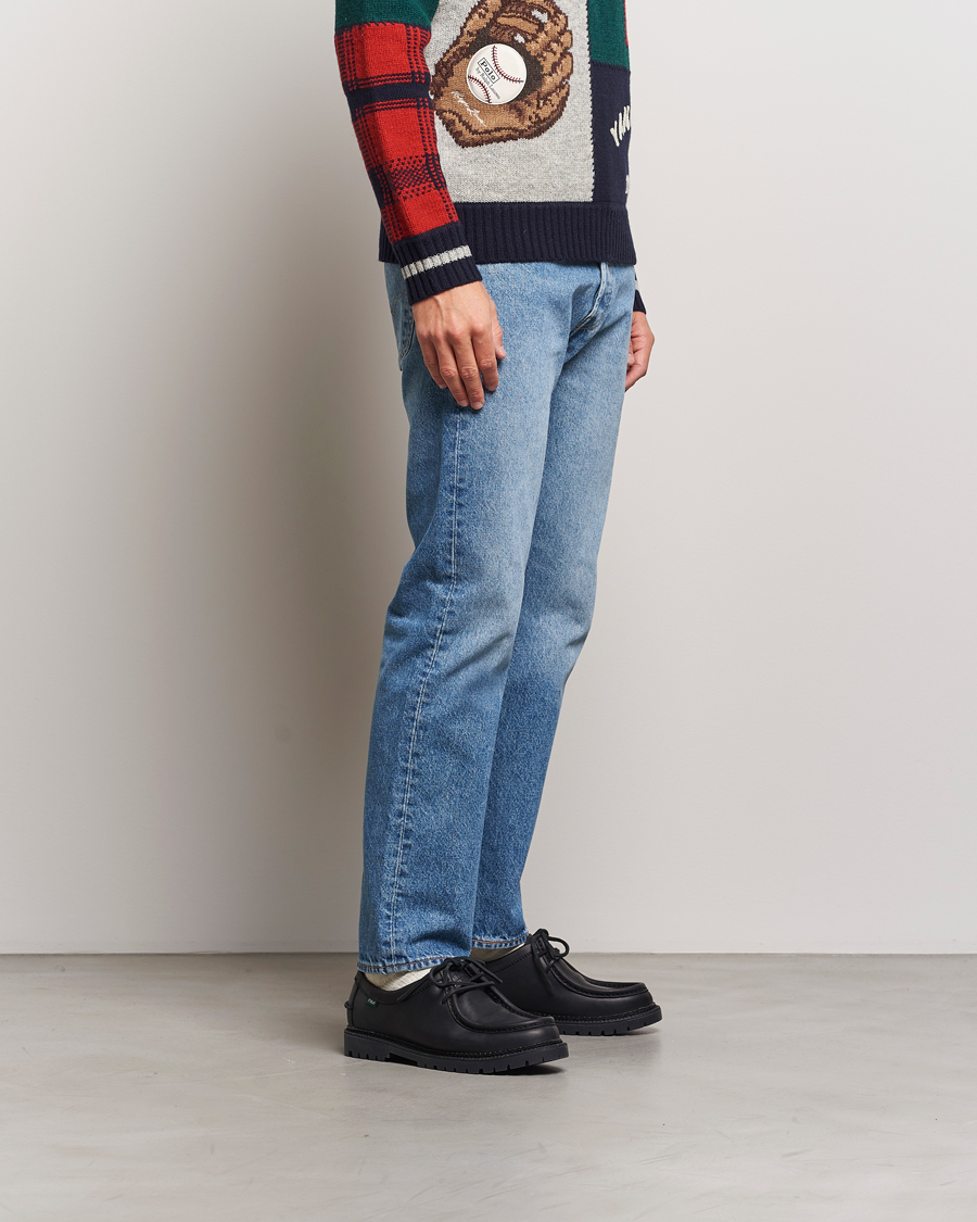 Herren | Derby | Polo Ralph Lauren | Apron Classic Casual Derby Black Calf