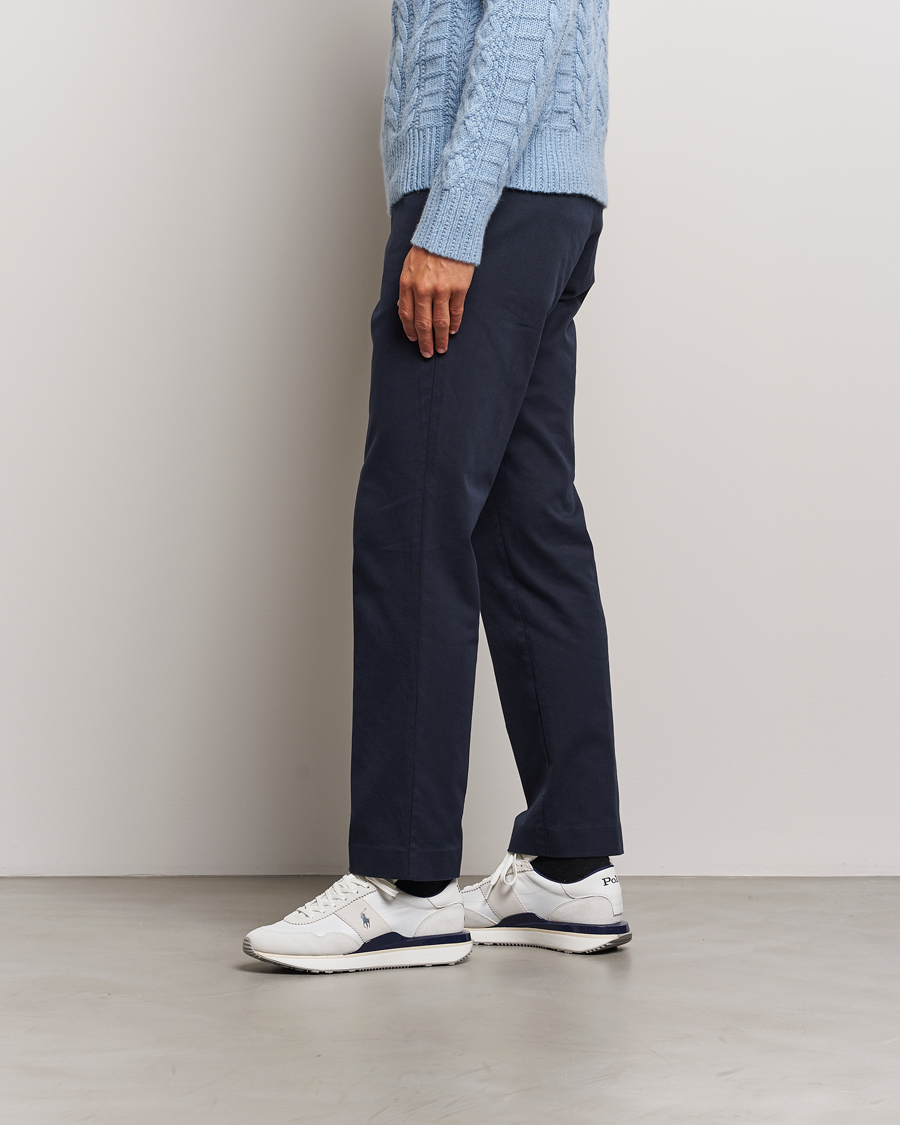 Herren | Polo Ralph Lauren Train 89 PP Sneaker Deckwash White/Newport Navy | Polo Ralph Lauren | Train 89 PP Sneaker Deckwash White/Newport Navy