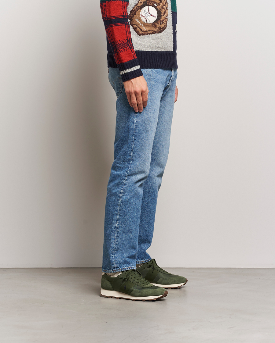 Herren | Polo Ralph Lauren PRL Trail125 Sneaker Classic Drab/Ecru | Polo Ralph Lauren | PRL Trail125 Sneaker Classic Drab/Ecru